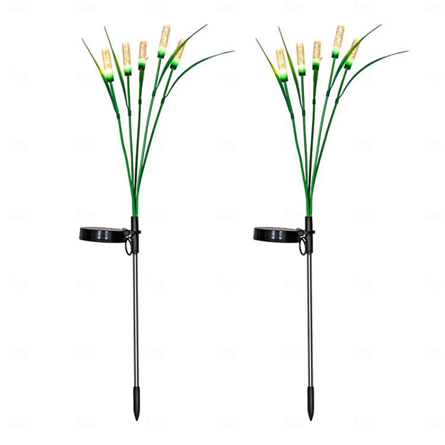 2 luces solares de exterior con forma de estaca de burbujas de 10 cabezas, impermeables, con LED oscilantes para jardín, patio, césped, camino, villa, fiesta, cumpleaños, vacaciones e iluminación de 2026 - $23.99 –P14