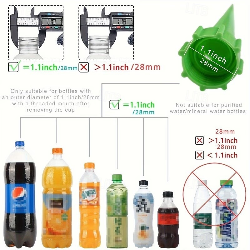 20PCS Self-Watering Spike Set for Drip Irrigation – Automatic Plant Watering System, Precise Moisture Control for Indoor, Garden & Office Plants, Stable Water Flow Management 2026 - €8.19 –P4