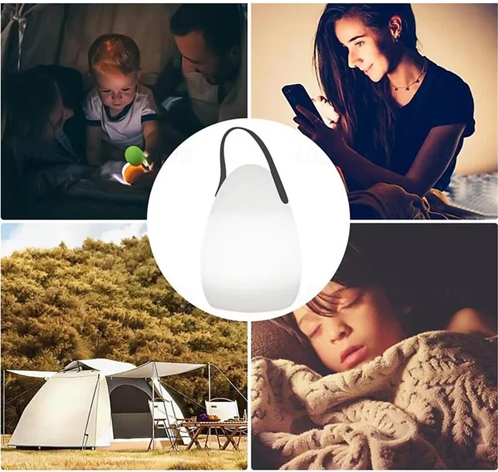Recharge Colorful Portable Remote Control RGB LED Outdoor Waterproof Camping Book Lamp Atmosphere Light Party Decoration Light 2026 - $35.99 –P7