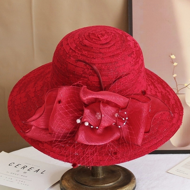 Palarie Poliester Nuntă Zi de Naștere Elegant Epocă Drăguţ Cu Dantelă Diadema Articole Pentru Cap 2026 - $16.49 –P3