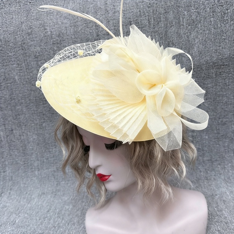 Fascinator Cotone Matrimonio Compleanno Vintage Carino Retrò Con Pizzo Copricapo Copricapo del 2026 a $22.99 –P3