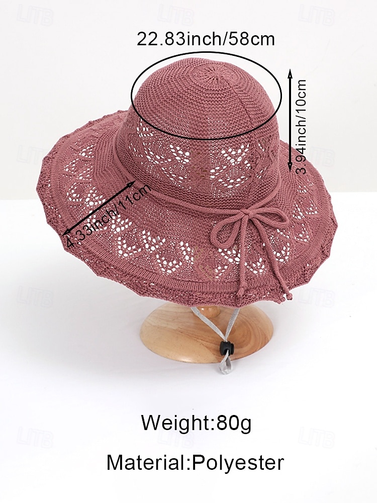 Opvouwbare zonnehoed voor dames, lichtgewicht polyester, boho-stijl, meerkleurig, ademend en opvouwbaar, perfect voor vakantie, reizen, strand en dagelijks gebruik. 2026 - $11.99 –P13