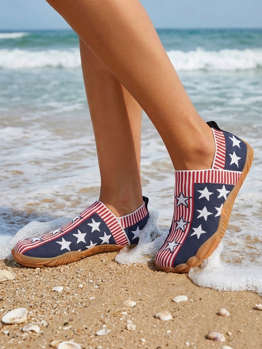 Women's Patriotic Anniversary Water Shoes – Quick-Dry, Wide Fit, Non-Slip for Beach, Pool, Travel & Summer 2026 - $29.99 –P3