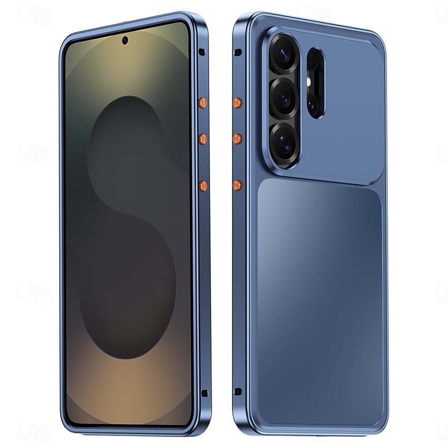 telefone Capinha Para Samsung Galaxy S26 Ultra Capa traseira Caso de Adsorção Magnética Proteção de corpo inteiro Antichoque Retro Metal de 2026 por $26.99 –P9