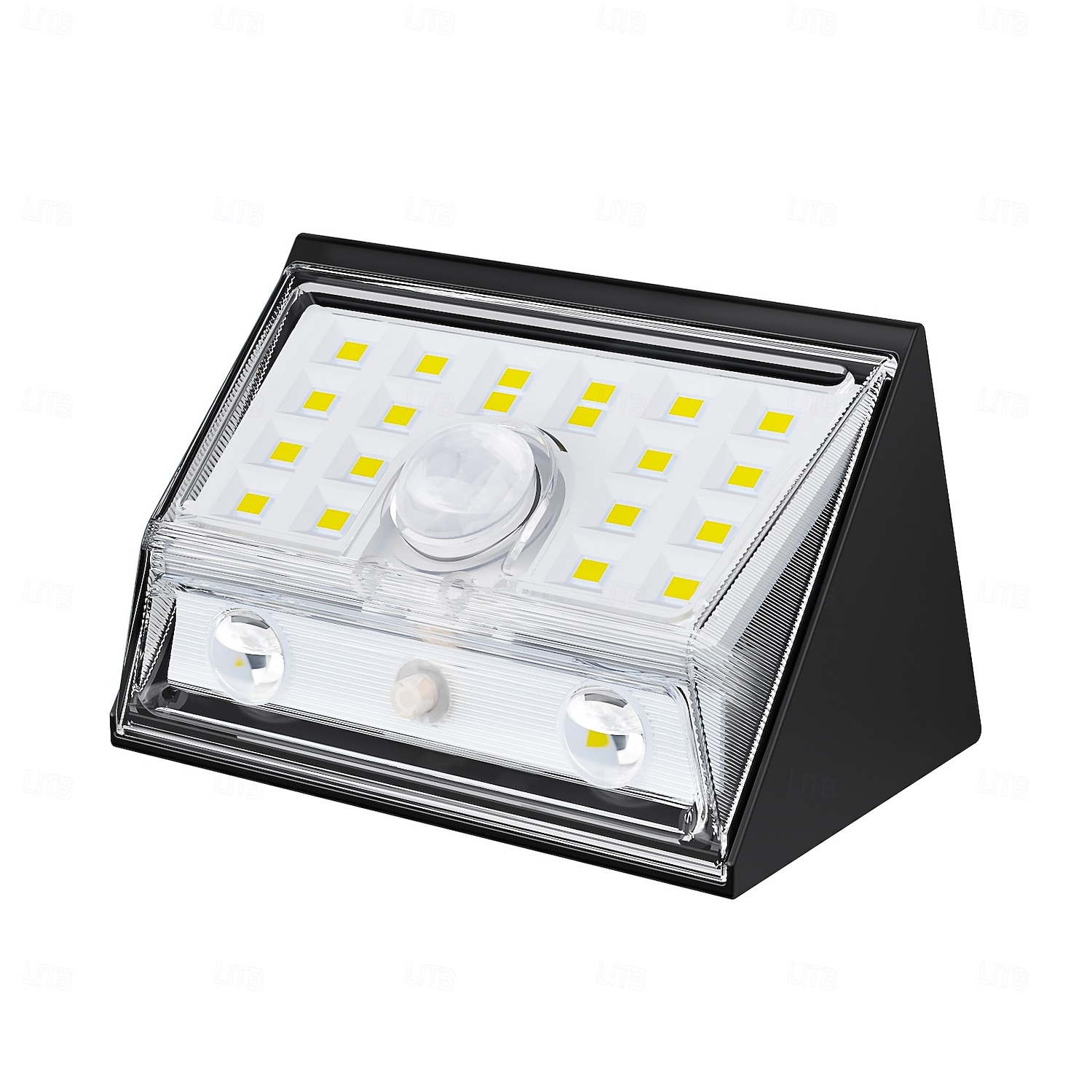 Applique murale solaire intelligente d'extérieur avec détecteur de mouvement, étanche IP65, 22 LED, 4 modes d'éclairage, lampe décorative pour jardin, cour, clôture, mur, villa, porche de 2026 ? $26.99 –P1