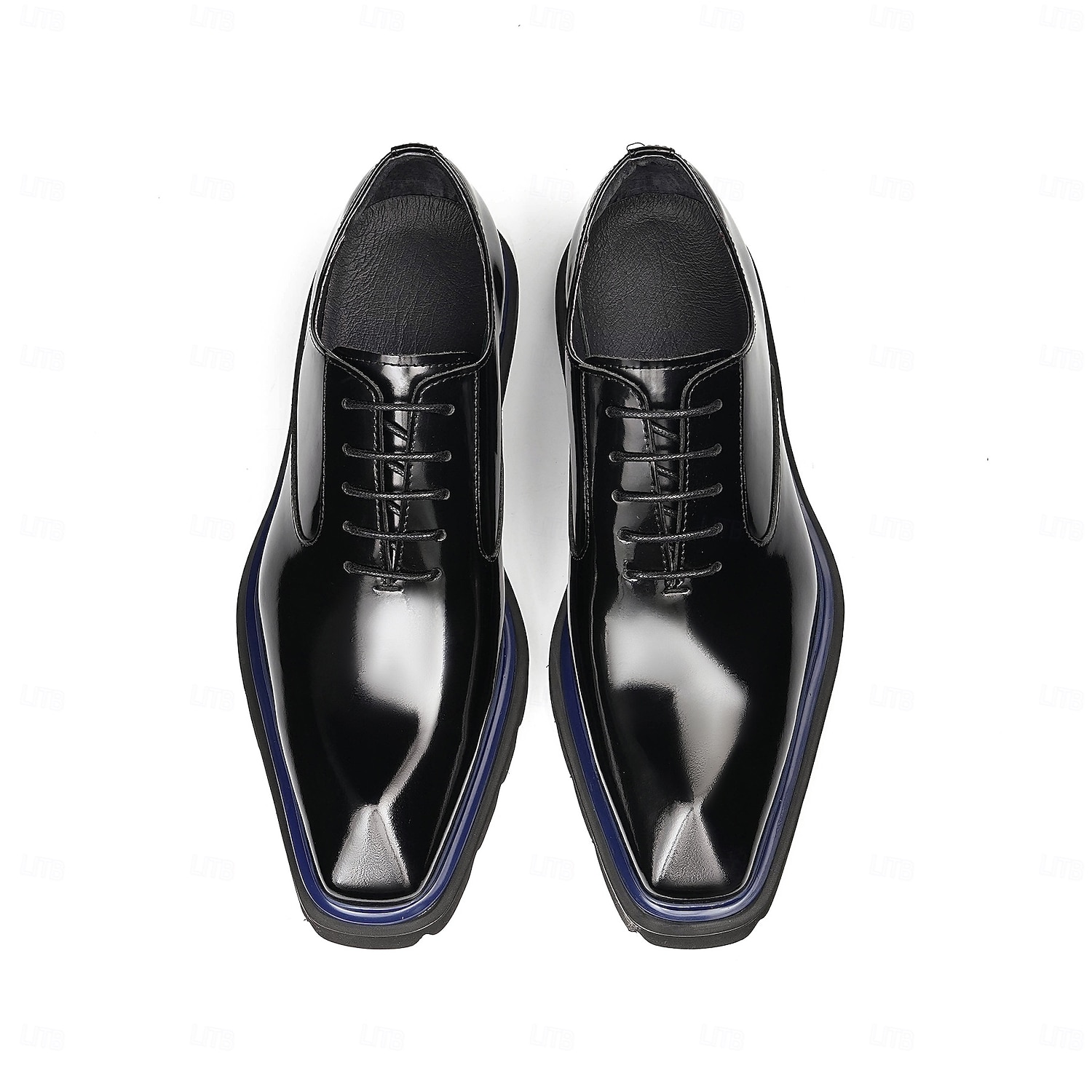 Chaussures derby classiques pour hommes, 100 % cuir de première qualité, finition polie, confortables et élégantes, idéales pour les affaires, les mariages et les occasions formelles. de 2026 ? $109.99 –P2
