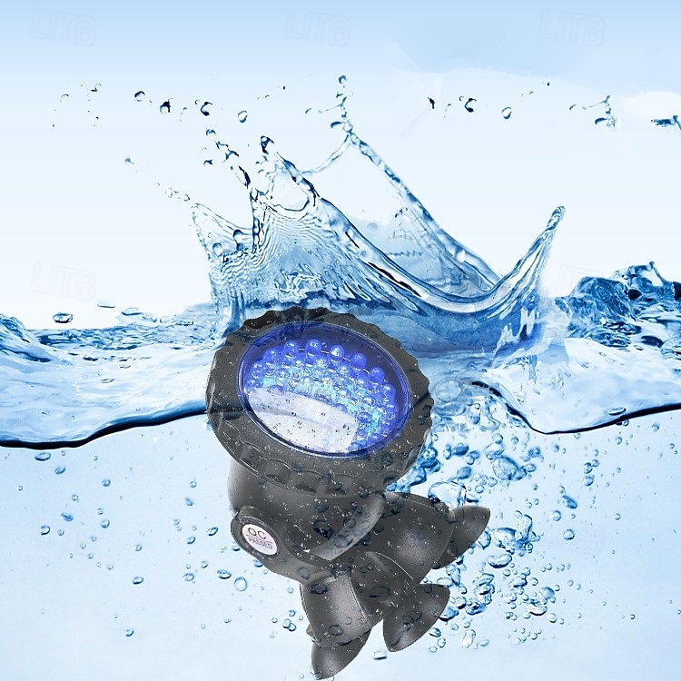 аквариумный прожектор с Bluetooth, пультом дистанционного управления, кнопками, IP68, уличный погружной светильник, светильник для бассейна. 2026 - $46.99 –P5