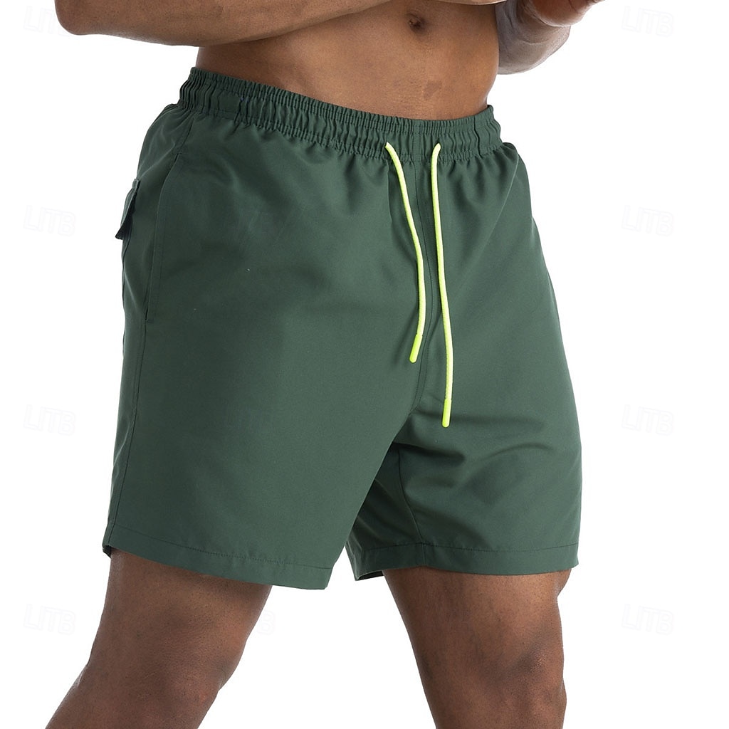 Per uomo Shorts Shorts da Spiaggia Pantaloncini casual Coulisse Tasca Elastico in vita Semplice Impermeabile Comodità Corto Casuale All'aperto Vacanza Vacanza Moda Blu azzurro cielo Micro-elastico del 2026 a $25.99 –P15