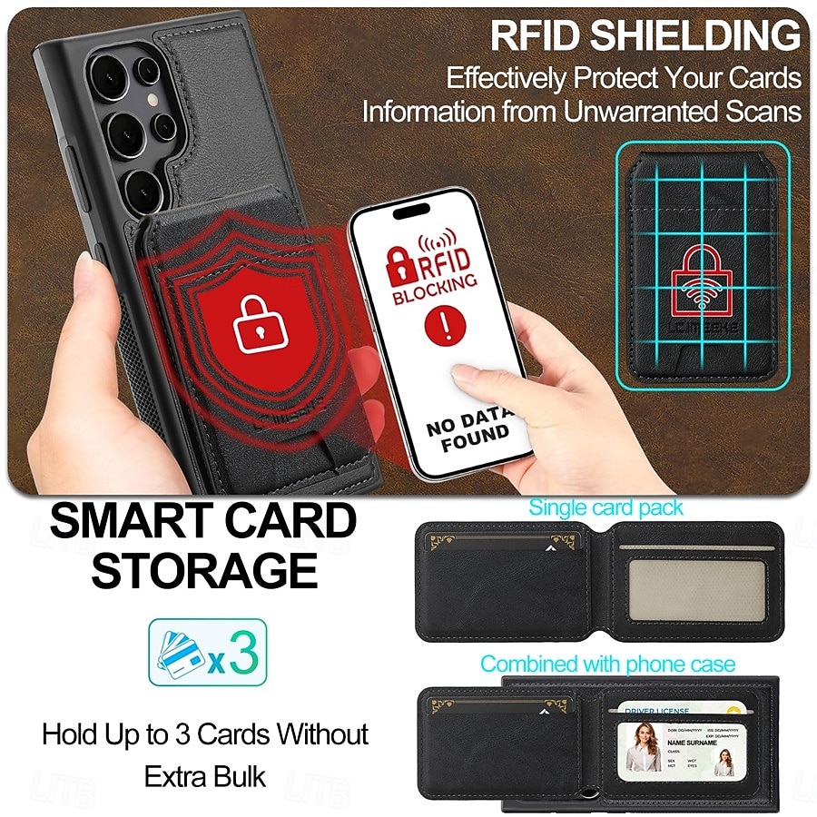Phone Case For Samsung Galaxy S26 S26 Plus S26 Ultra Back Cover Magnetic Adsorption Wallet Case with Stand Holder Detachable Support Wireless Charging Retro PU Leather 2026 - $21.99 –P7