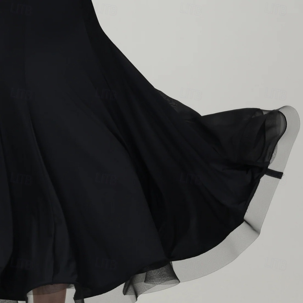 Επίσημος Χορός Φόρεμα Πλισέ Καθαρό Χρώμα Κόψιμο Γυναικεία Πάρτι Εκπαίδευση Επίδοση Μακρυμάνικο Ψηλό Σπαντέξ Πολυεστέρας 2026 - $221.19 –P9