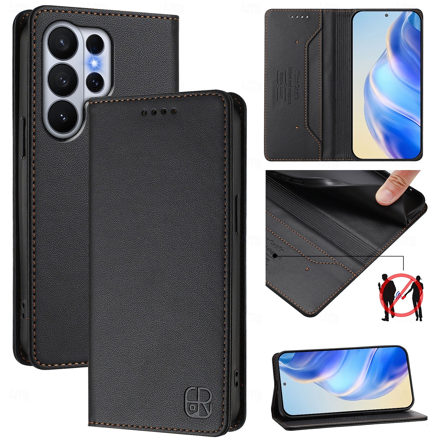 Phone Case For Samsung Galaxy S26 S26 Plus S26 Ultra Wallet Case with Stand Holder Support Wireless Charging Card Slot Retro TPU PU Leather 2026 - $15.99 –P1