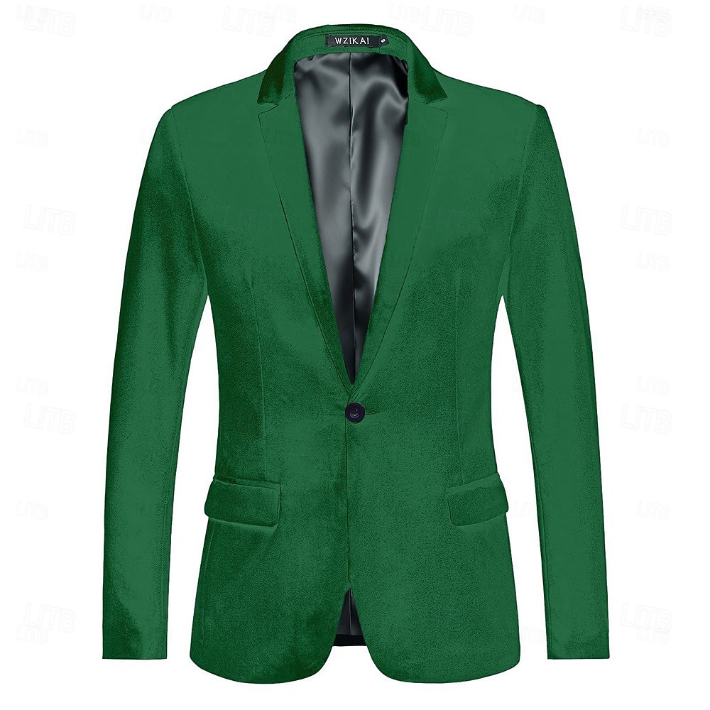 Den store Gatsby Kostymer och kavajer Blazer Herr Retro / vintage 1920-talet Sammet Vacker klänning Vuxen Nyår Maskerad Fest / afton Kappa 2026 - $52.99 –P3