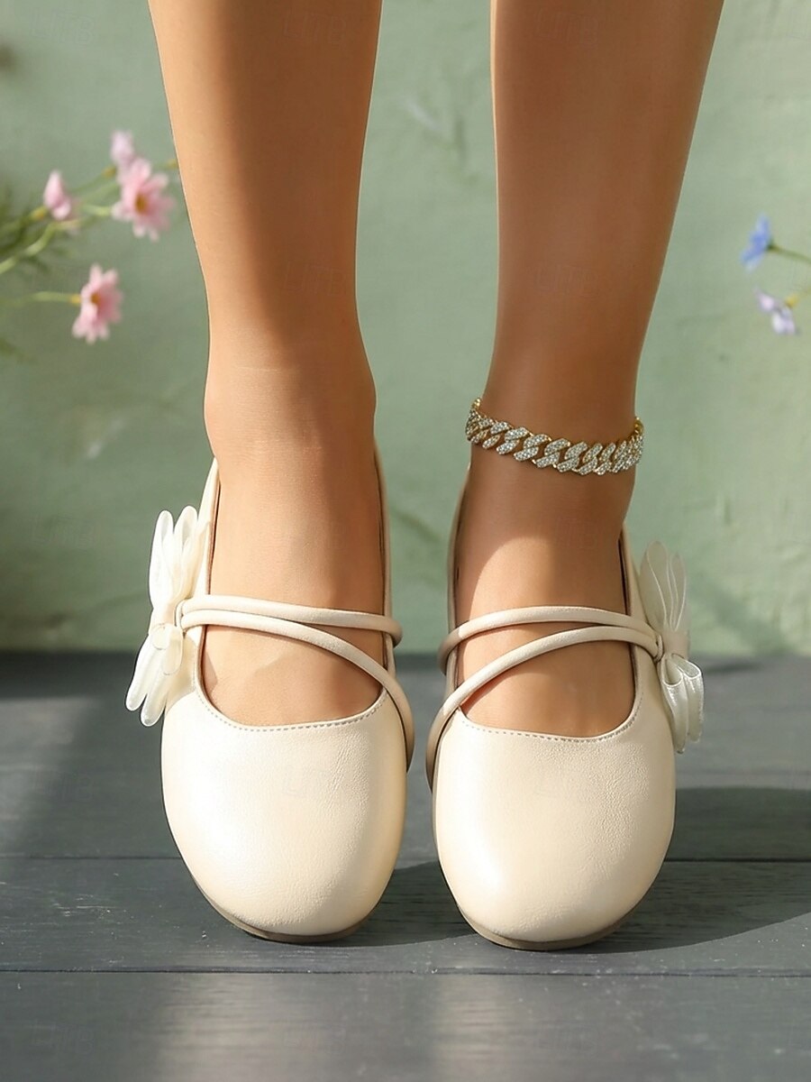 Ballerines Mary Jane beiges à nœud, confortables pour femme, à largeur large, idéales au quotidien, au travail ou pour un mariage. & occasionnel de 2026 ? $32.99 –P4