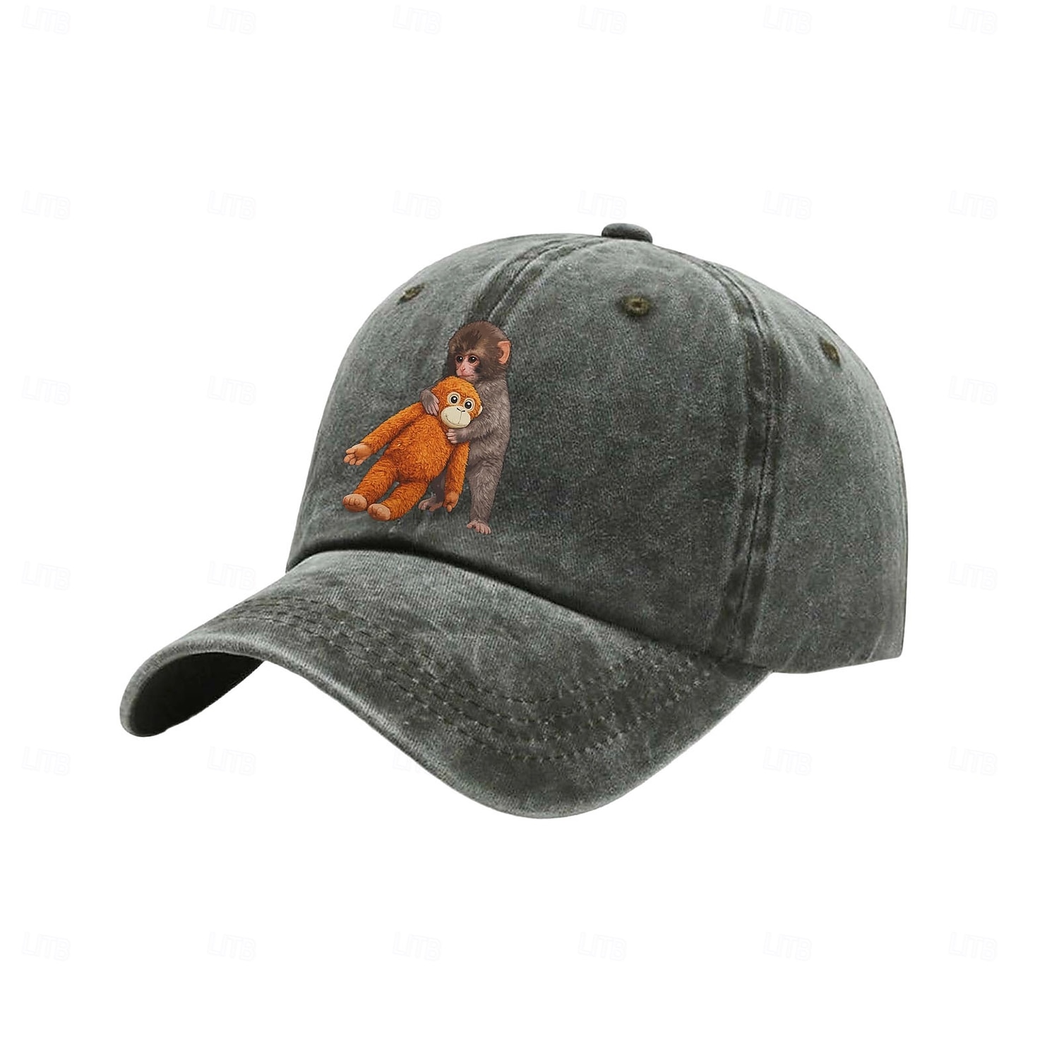 Tým Punch Monkey Meme Baseball Cap vtipná vintage praná bavlněná nastavitelné čepice pro muže a ženy 2026 - $16.99 –P7