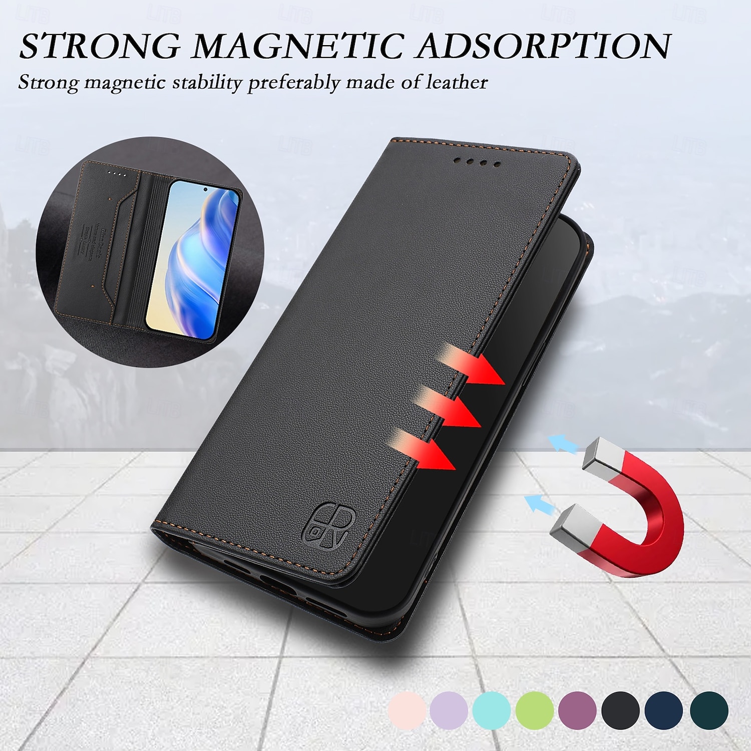 Phone Case For Samsung Galaxy S26 S26 Plus S26 Ultra Wallet Case with Stand Holder Support Wireless Charging Card Slot Retro TPU PU Leather 2026 - $15.99 –P6