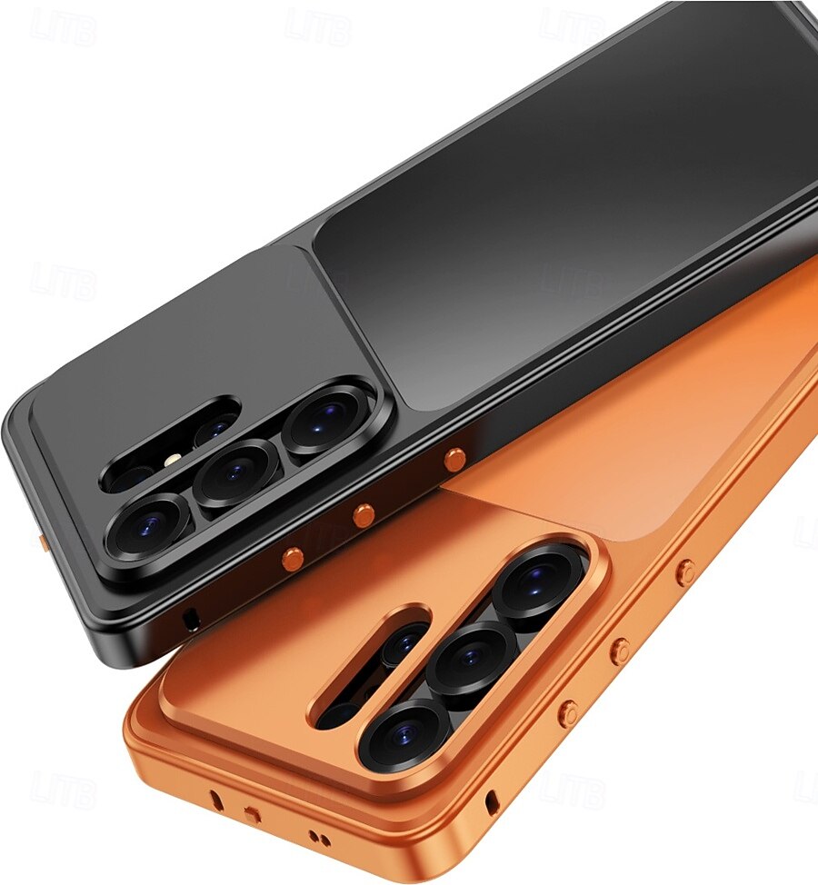 telefone Capinha Para Samsung Galaxy S26 Ultra Capa traseira Caso de Adsorção Magnética Proteção de corpo inteiro Antichoque Retro Metal de 2026 por $26.99 –P4
