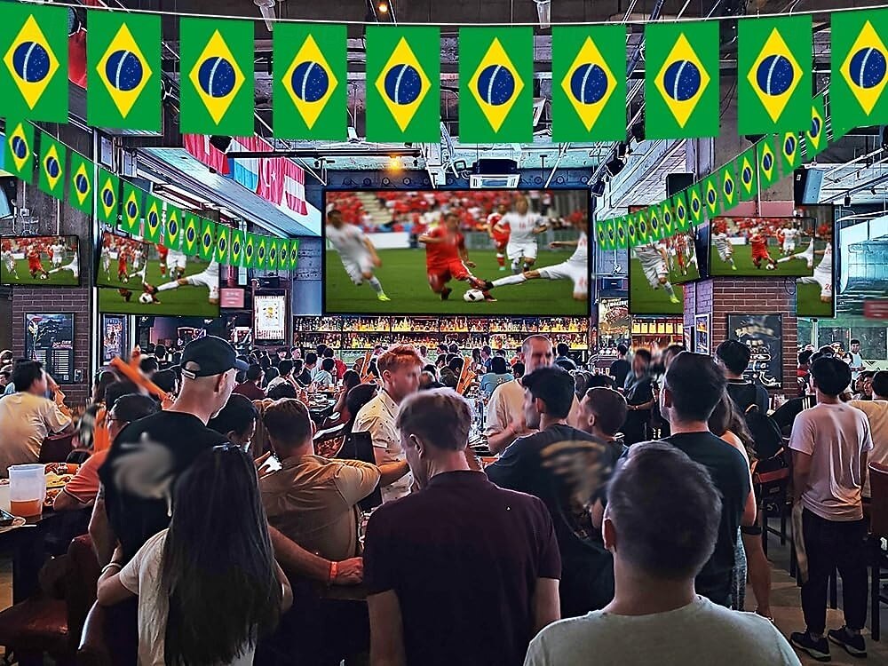 2026年 ブラジルのストリングフラッグ、ペナントバナー、サッカーワールドカップサマーカップの試合用、旗50枚、46フィートの小さなミニブラジル国旗、国の装飾、学校、パーティー、スポーツイベント用の旗バナー  コレクション – $16.99 –P5