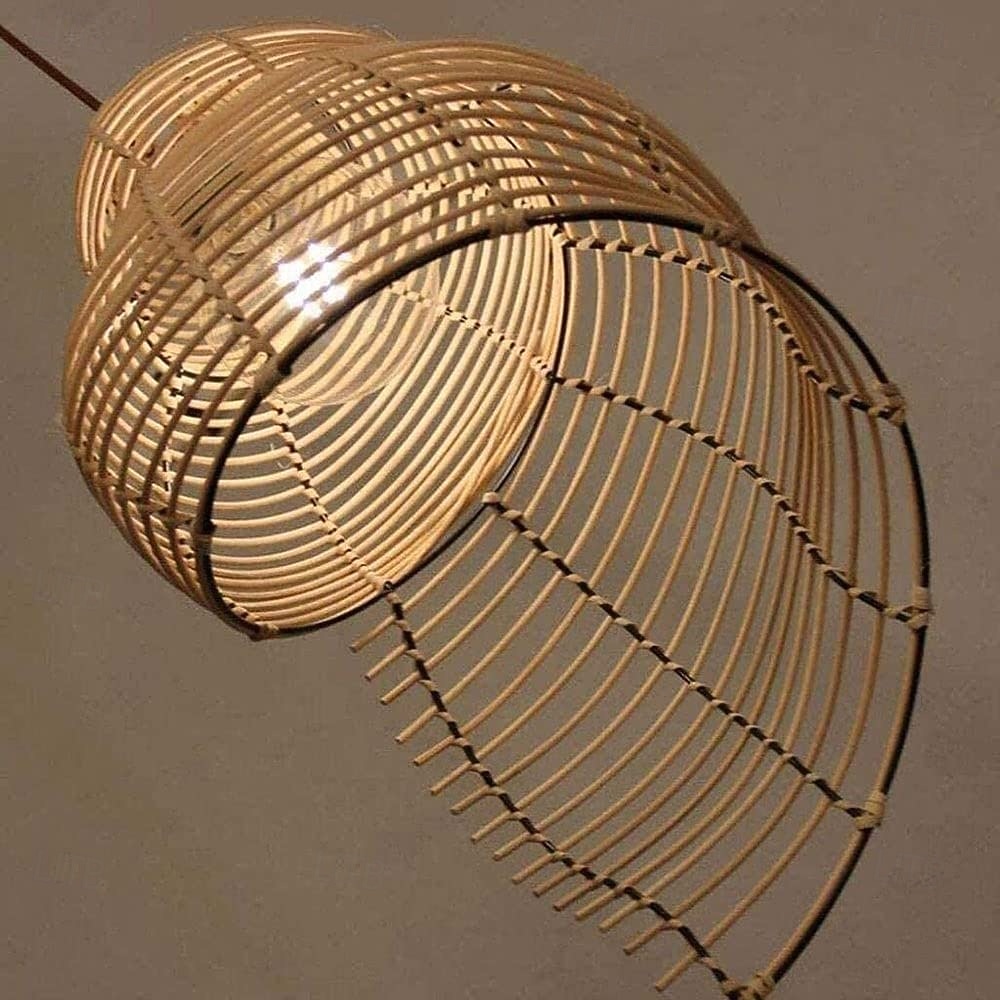 25 cm Design di Lanterna a Sospensione Lampada a sospensione Rattan Finiture Verniciate Moderno 110-120V 220-240V del 2026 a $122.99 –P14