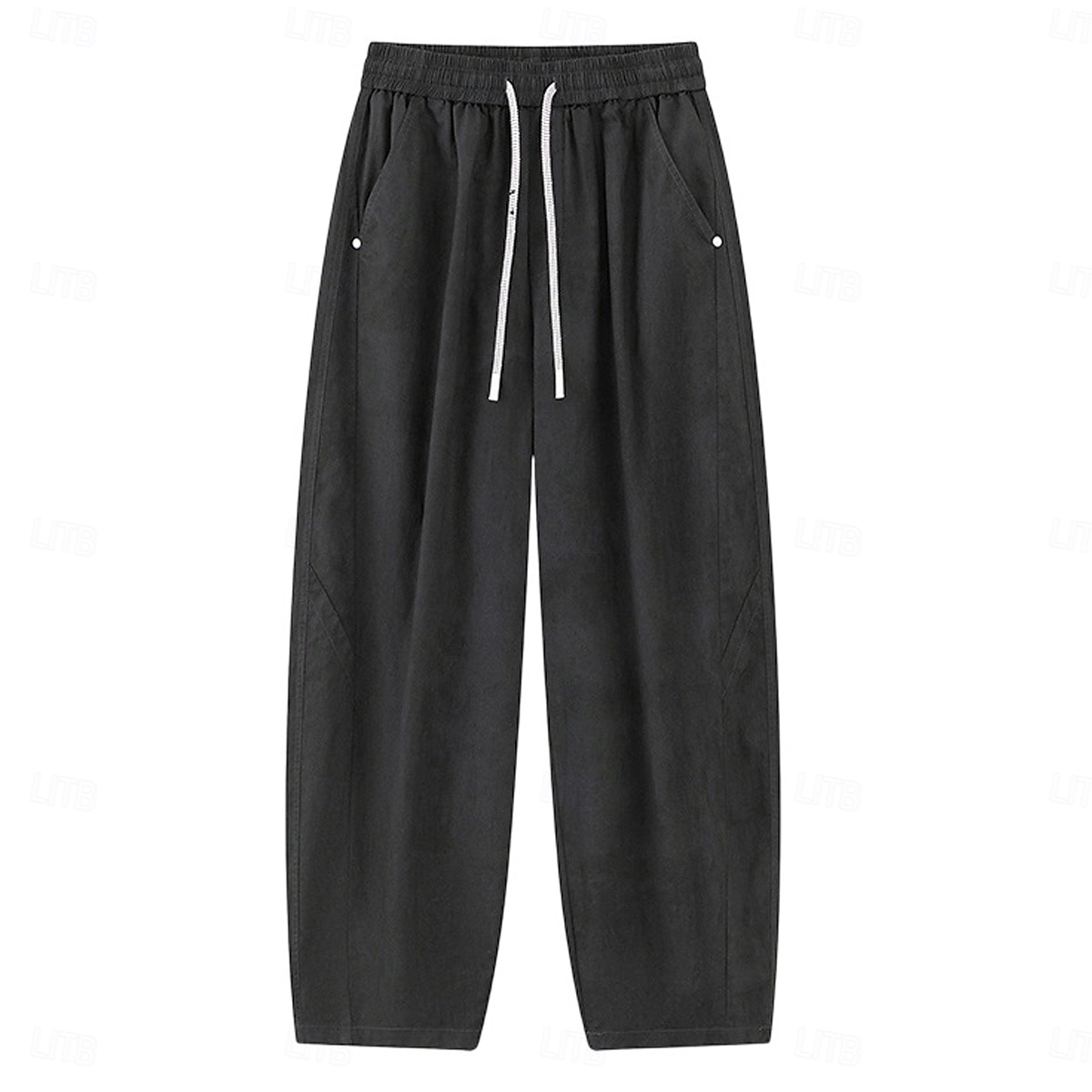 Per uomo Pantaloni Pantaloni casual 100% cotone Pantaloni Larghi Pantaloni lavati con acido Coulisse Elastico in vita Semplice Comodità Traspirante Lunghezza intera Casuale Quotidiano All'aperto Moda del 2026 a $31.99 –P5