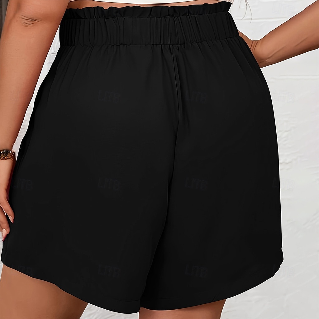 Per donna Shorts Pantaloncini Estivi Shorts da Spiaggia Pantaloncini casual Vacanza Moda Casual Quotidiano Corto Vita Alta Tinta unica Semplice Tasca Elastico in vita Asciugatura Rapida Morbido del 2026 a $20.99 –P3