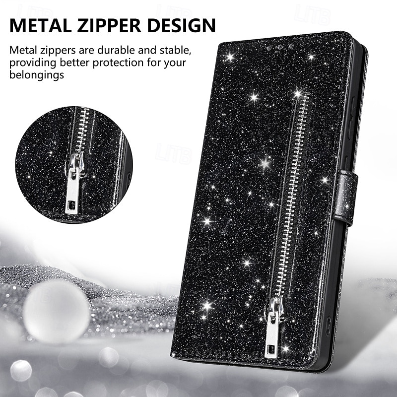 Phone Case For Samsung Galaxy S26 S26 Plus S26 Ultra Wallet Case Zipper Full Body Protective Kickstand Color Gradient sky PU Leather 2026 - $18.99 –P6