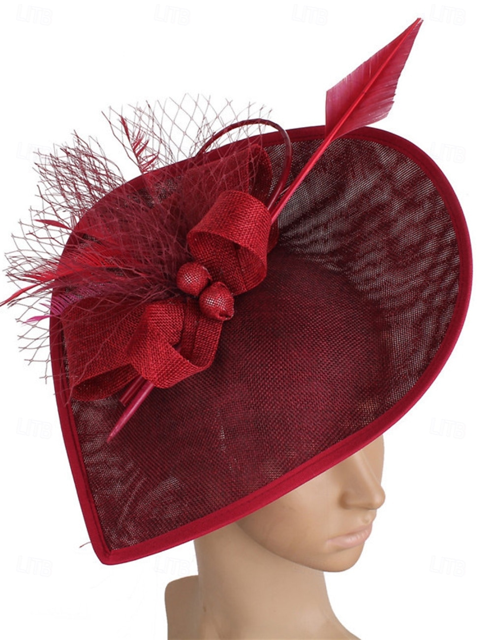 Fascinators Polyester Wedding Birthday Vintage Cute Retro With Feather Headpiece Headwear 2026 - $28.99 –P7
