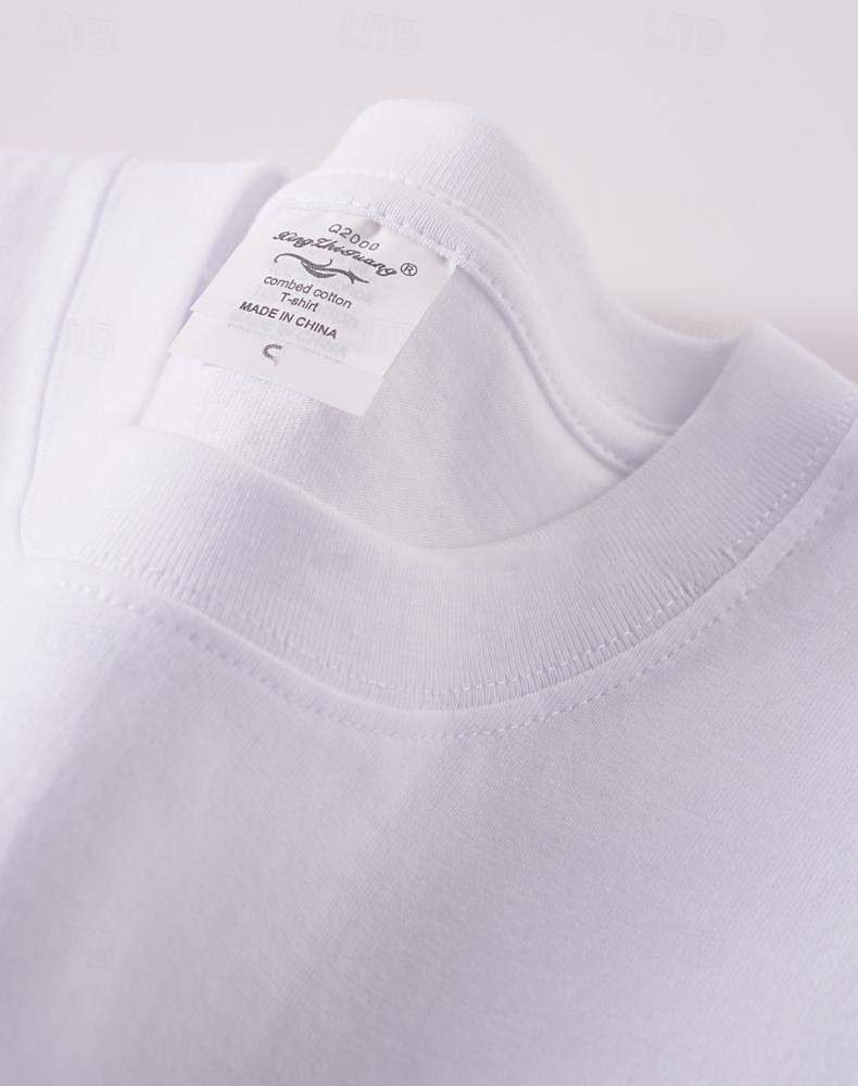 Damen T-Shirt aus 100% Baumwolle einfarbig stilvoll klassisch lässig kurzärmlig Rundhals lange Oberteile für den täglichen Gebrauch Ausgehen Schwarz Weiß Dusty Rose Grau Sommer Frühling 2026 - $18.49 –P4