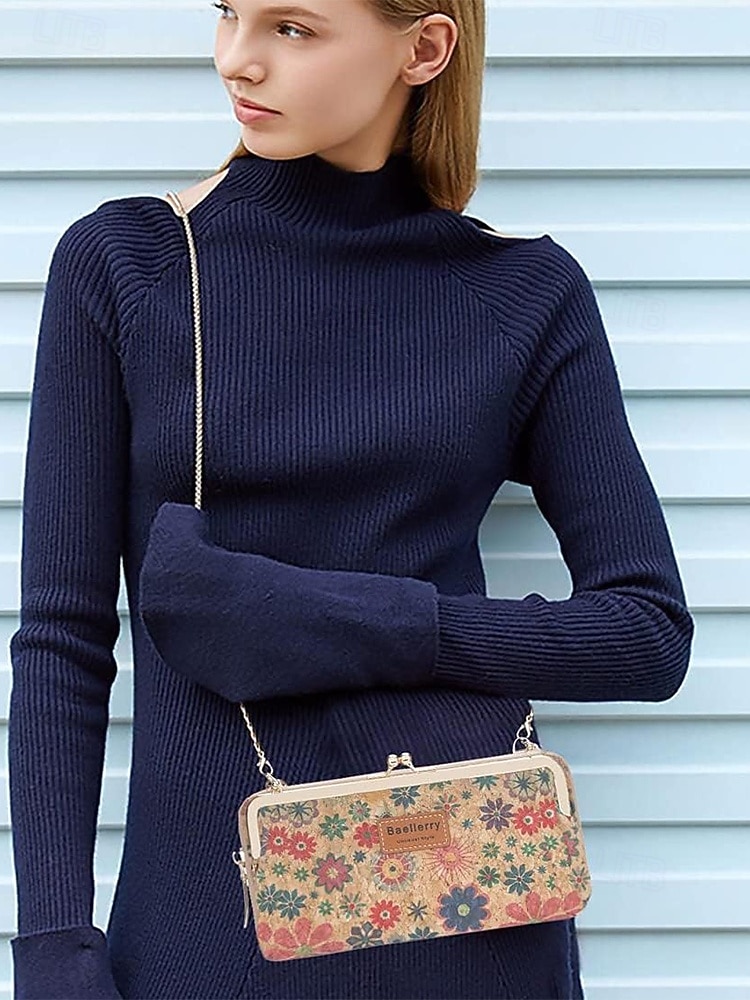 Dameveske med bohemsk mønster og trestruktur i kunstskinn, crossbody-veske med stor kapasitet og flere rom med justerbar stropp for hverdagsbruk, reise og ferie 2026 - $19.99 –P3