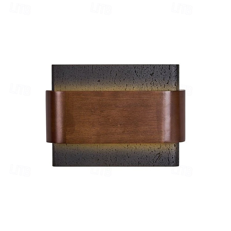Applique murale lumineuse à double éclairage, style wabi-sabi médiéval – idéale pour une chambre, un salon ou un couloir. 110-240 V de 2026 ? $174.99 –P11