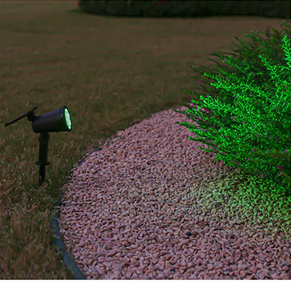 1 szt. 2 szt. 1 dioda LED 9 diod LED zasilana energią słoneczną, regulowany reflektor w ziemi, wodoodporny, jasność, oświetlenie ścienne, oświetlenie zewnętrzne RGB 2026 - $17.99 –P6