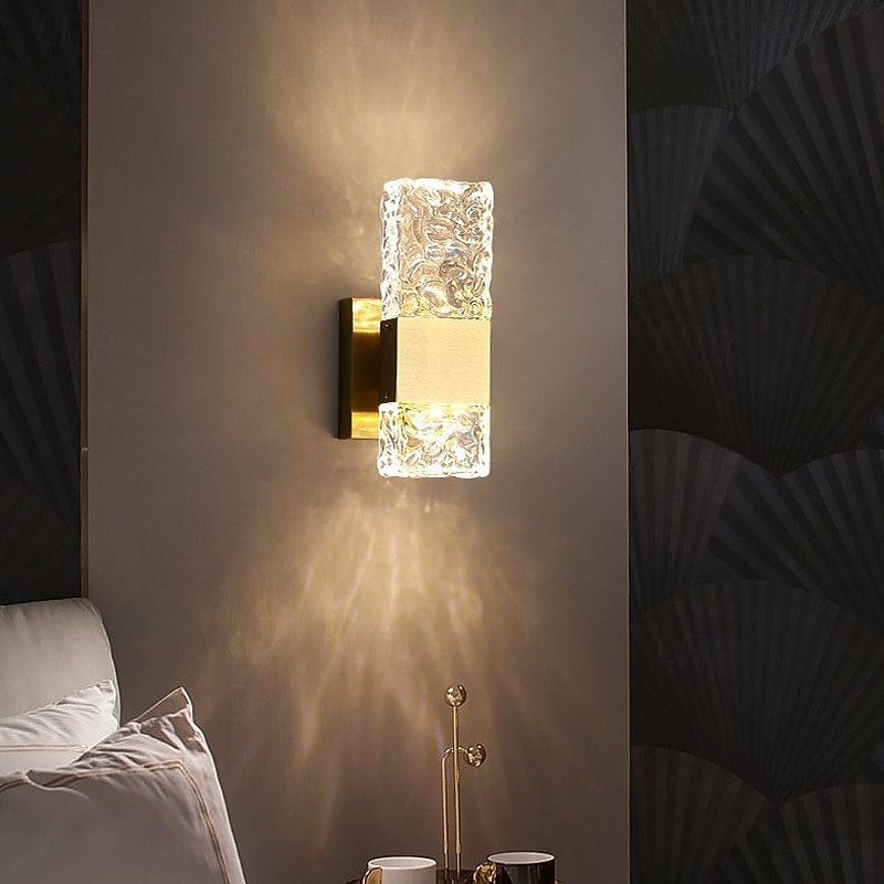 Gold Sconces Wall Lighting - Crystal Wall Sconces Modern Bathroom Vanity Light Fixtures Hardwire Modern LED Wall Mounted Sconces for Hallway Living Room 2026 - $146.59 –P2