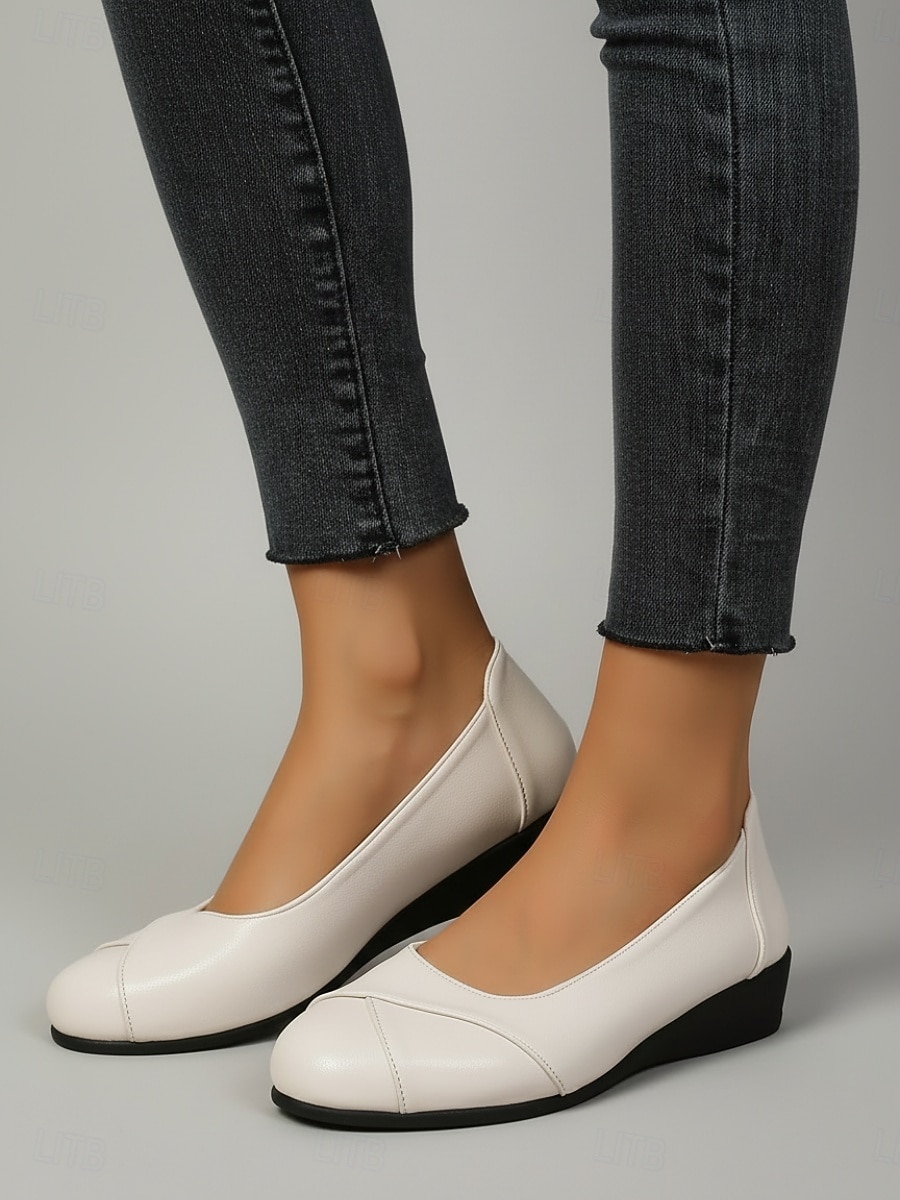 Pantofi sport albi, casual, pentru femei – pantofi comozi, fără mâneci, pentru serviciu și purtare zilnică 2026 - $24.99 –P1