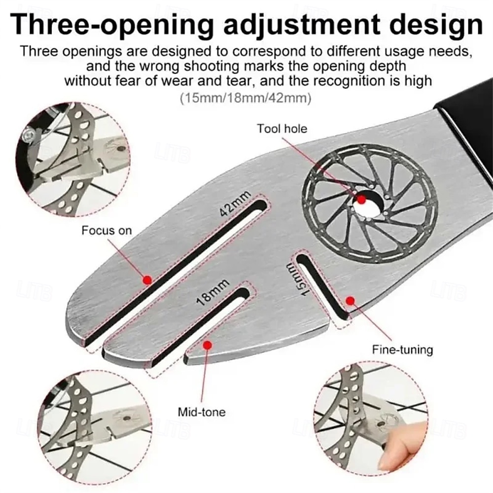 Инструменты для велосипеда, ключ для регулировки дисковых тормозов, инструмент для выравнивания тормозных дисков горного и шоссейного велосипеда, инструменты для регулировки и ремонта велосипедных 2026 - $13.99 –P2