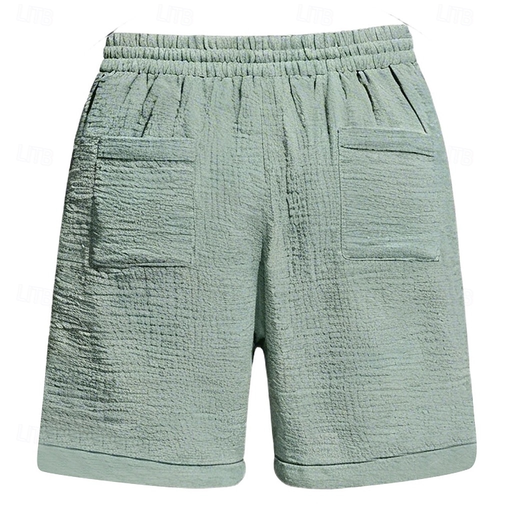 Damen Bermudashorts Shorts Sommershorts Strandshorts Urlaub Mode Alltagstauglich Knielang Hohe Taille Einfarbig Einfach Kordelzug Tasche Elastischer Bund Komfort Weich Atmungsaktiv Mikroelastisch 2026 - $28.99 –P4