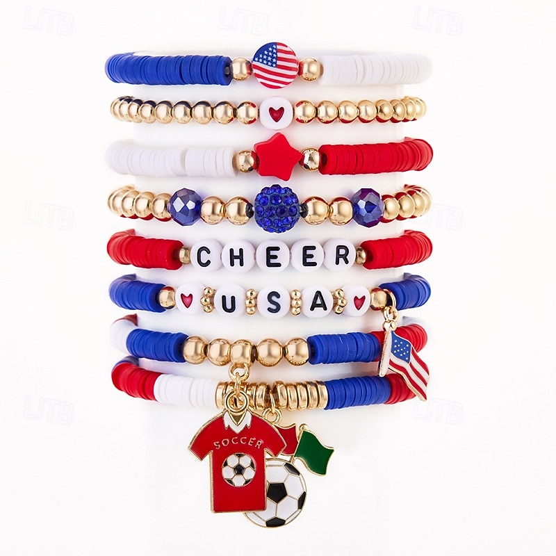 Världsfotbollsmatch 2026 armband Fotbollsmamma Fläkt Cosplay Vuxna Dam Maskerad Fest Fotbollsmatch Fotbollsevenemang Klä ut 2026 - $15.99 –P14