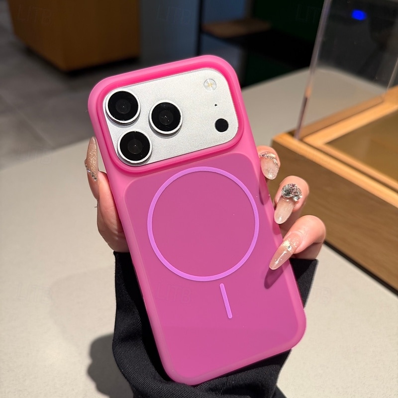 Handy Hülle Handyhüllen Für iPhone 17 Pro Max 16 Pro Max 15 Pro Max Magnetische Adsorption Stoßfest ABS + PC 2026 - $12.99 –P16
