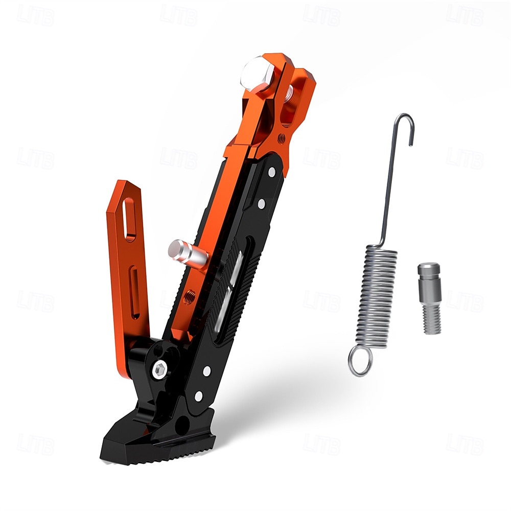 Univerzální motocyklový stojánek, boční opěrka, držák na nohy, nastavitelný boční stativ pro motocykl, motokros, skútr, moped 2026 - $19.99 –P7