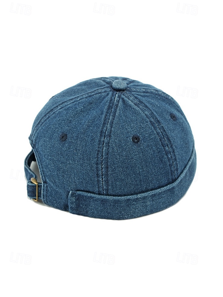 Vintage-Jeanskappe für Herren im Used-Look, mehrfarbig, verstellbare Passform, Retro-Stil, perfekt für Outdoor-Reisen, Freizeitkleidung, Sommer und andere Freizeitaktivitäten 2026 - $11.99 –P12