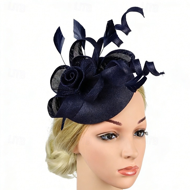 Fascinators Flax Wedding Birthday Vintage Cute With Tulle Headpiece Headwear 2026 - $22.99 –P7