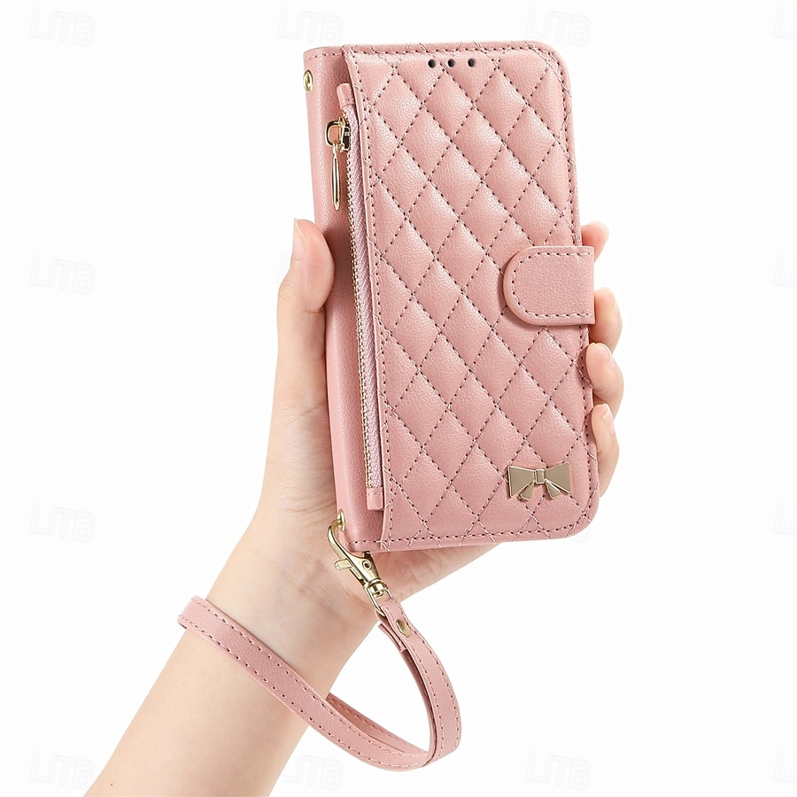 Phone Case For Samsung Galaxy S26 S26 Plus S26 Ultra Wallet Case Flip Cover Zipper with Wrist Strap Kickstand Retro TPU PU Leather 2026 - $19.99 –P8