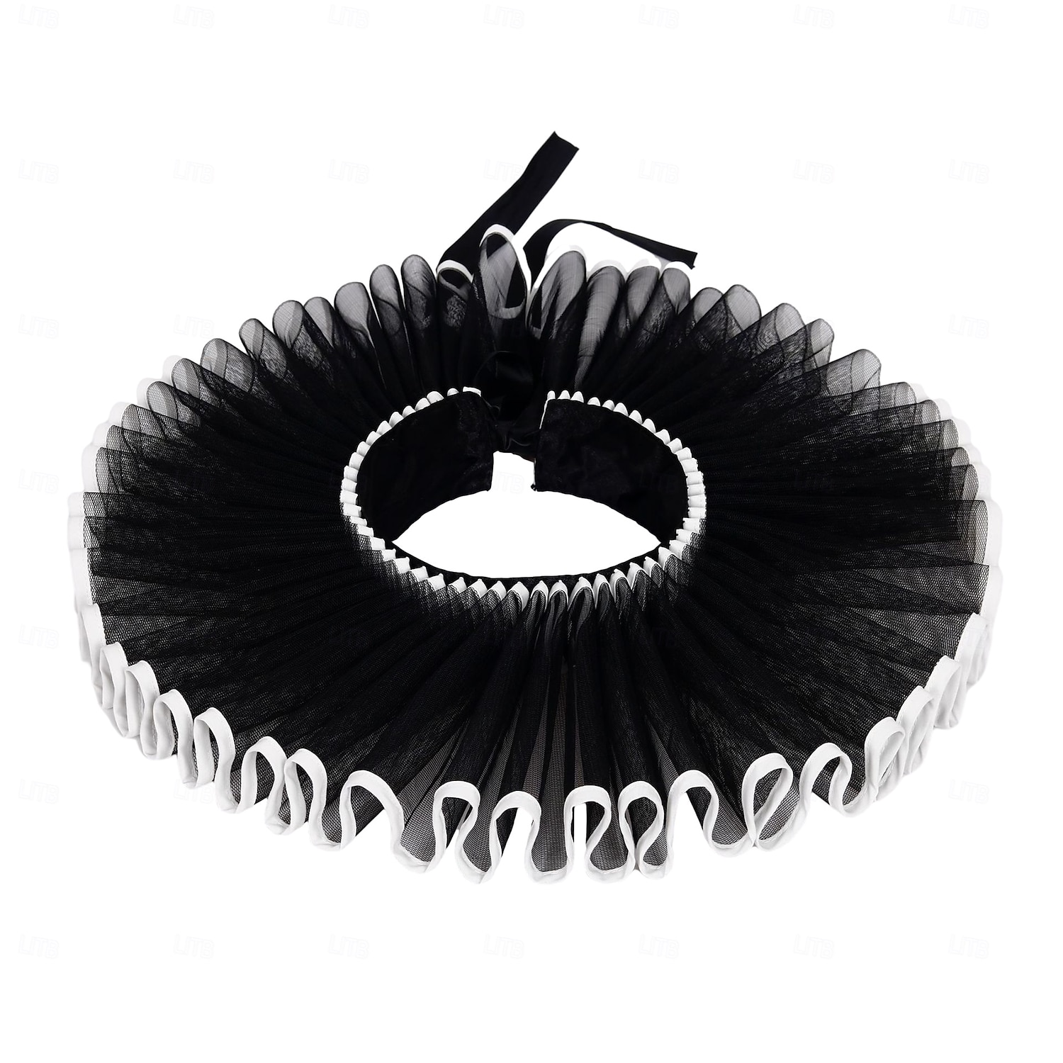 Rococó Vitoriano Renascentista Gola de babados elizabetana Nobre Mulher nobre Fantasia Unisexo Dia Das Bruxas Carnaval Espetáculo LARP Ren Faire Adulto Colar de 2026 por $20.99 –P4