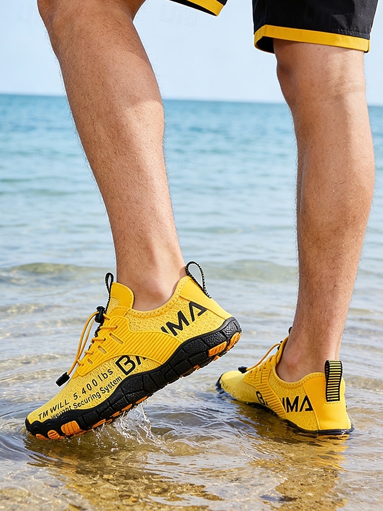 Men's Yellow Water Shoes – Perfect for Outdoor Water Sports, Beach Fun and Poolside Adventures 2026 - $42.99 –P4