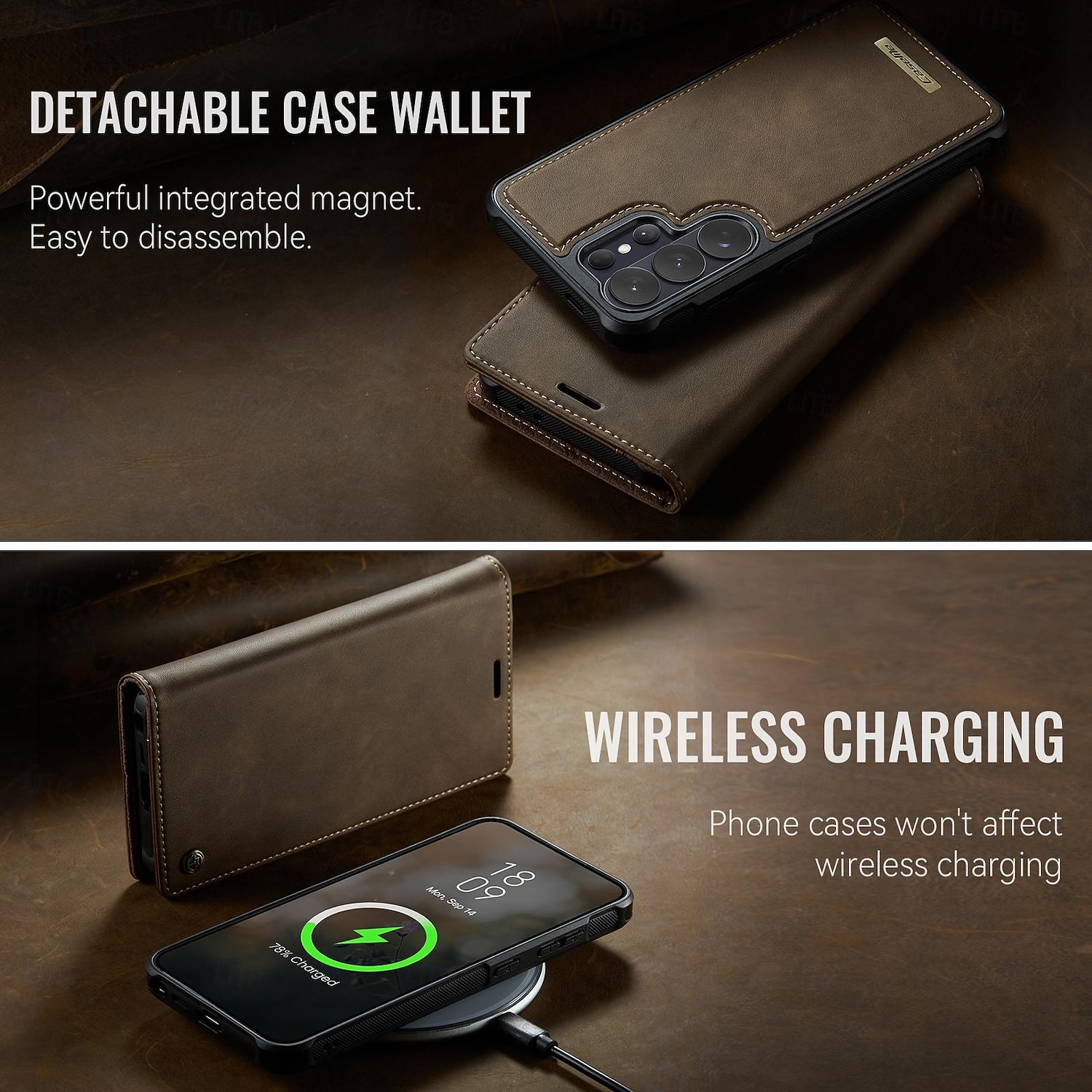 Phone Case For Samsung Galaxy S26 S26 Ultra Plus Wallet Case with Stand Holder Support Wireless Charging Kickstand Retro TPU PU Leather 2026 - $25.99 –P13
