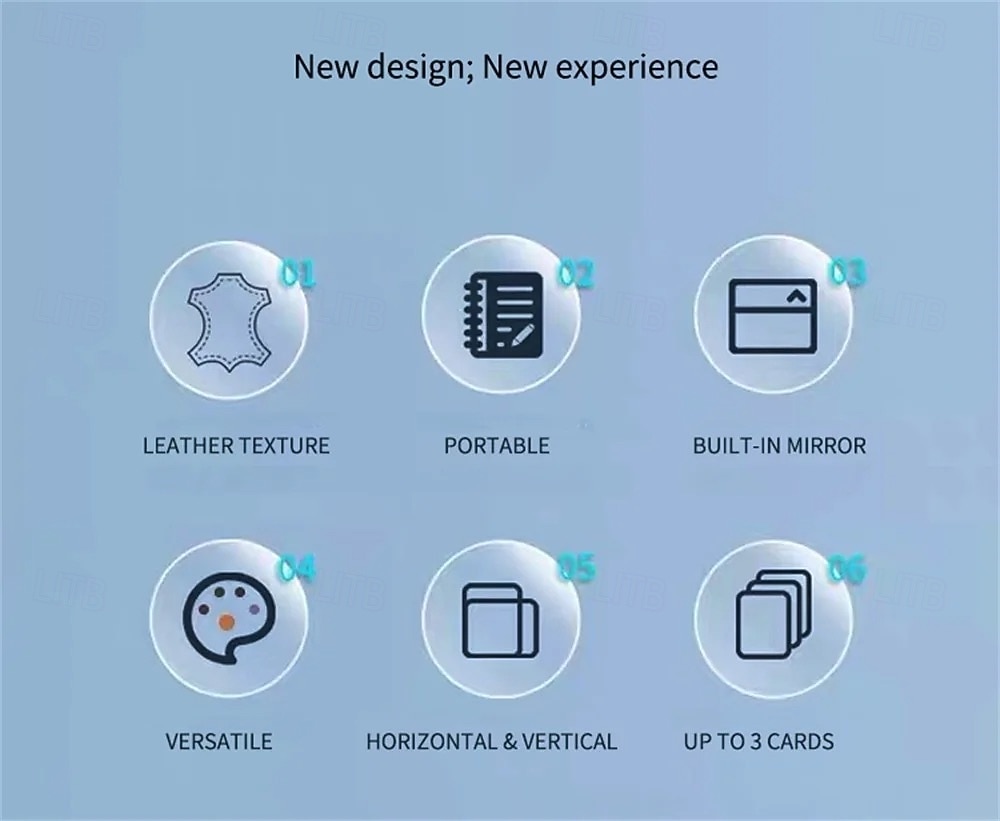 2-in-1 magnetischer MagSafe-Wallet-Ständer, magnetisches Leder-Kartenetui für iPhone 17, 16, 15 Pro Max Serie mit verstellbarer Halterung 2026 - $22.99 –P2