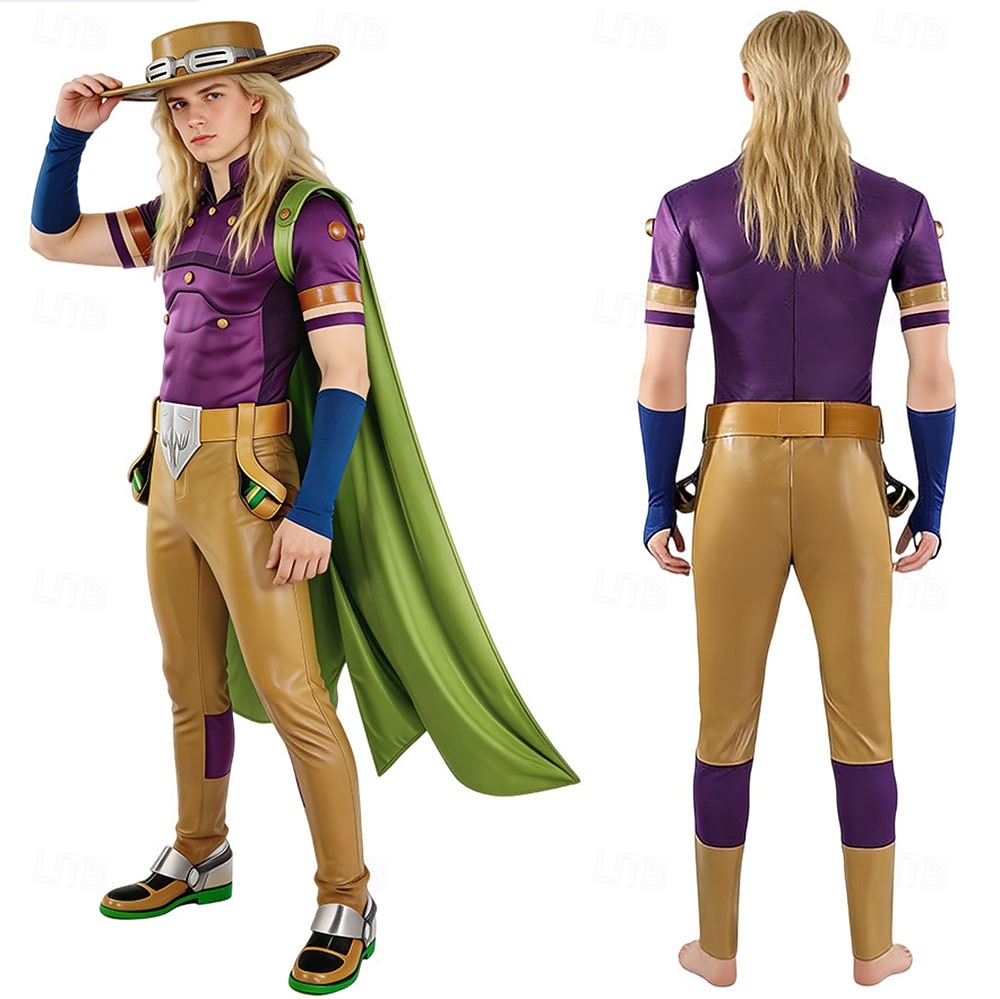 Eroe drammatico dei manga Anime Abiti Abiti Cosplay Halloween Mascherata Anime Expo Body / Tutina Mantello Cappello Per Per uomo Bambini Adulti del 2026 a $55.99 –P1