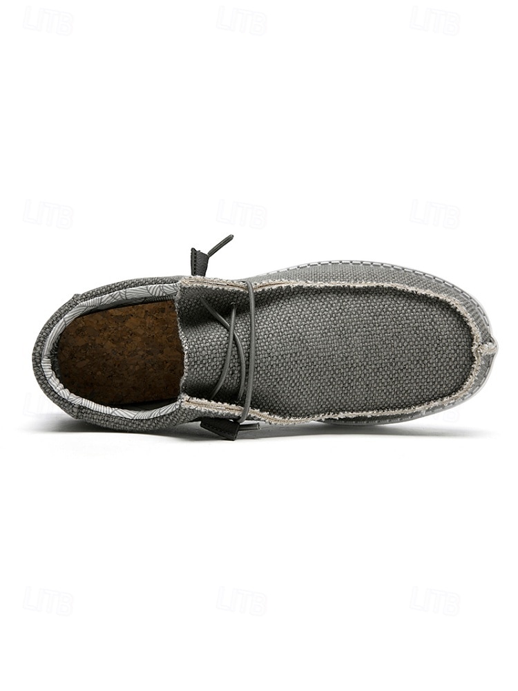 Men's Canvas Outdoor Resort Shoes – Comfortable Slip-On Loafers for Travel, Walking and Casual Resort Wear 2026 - $42.99 –P11