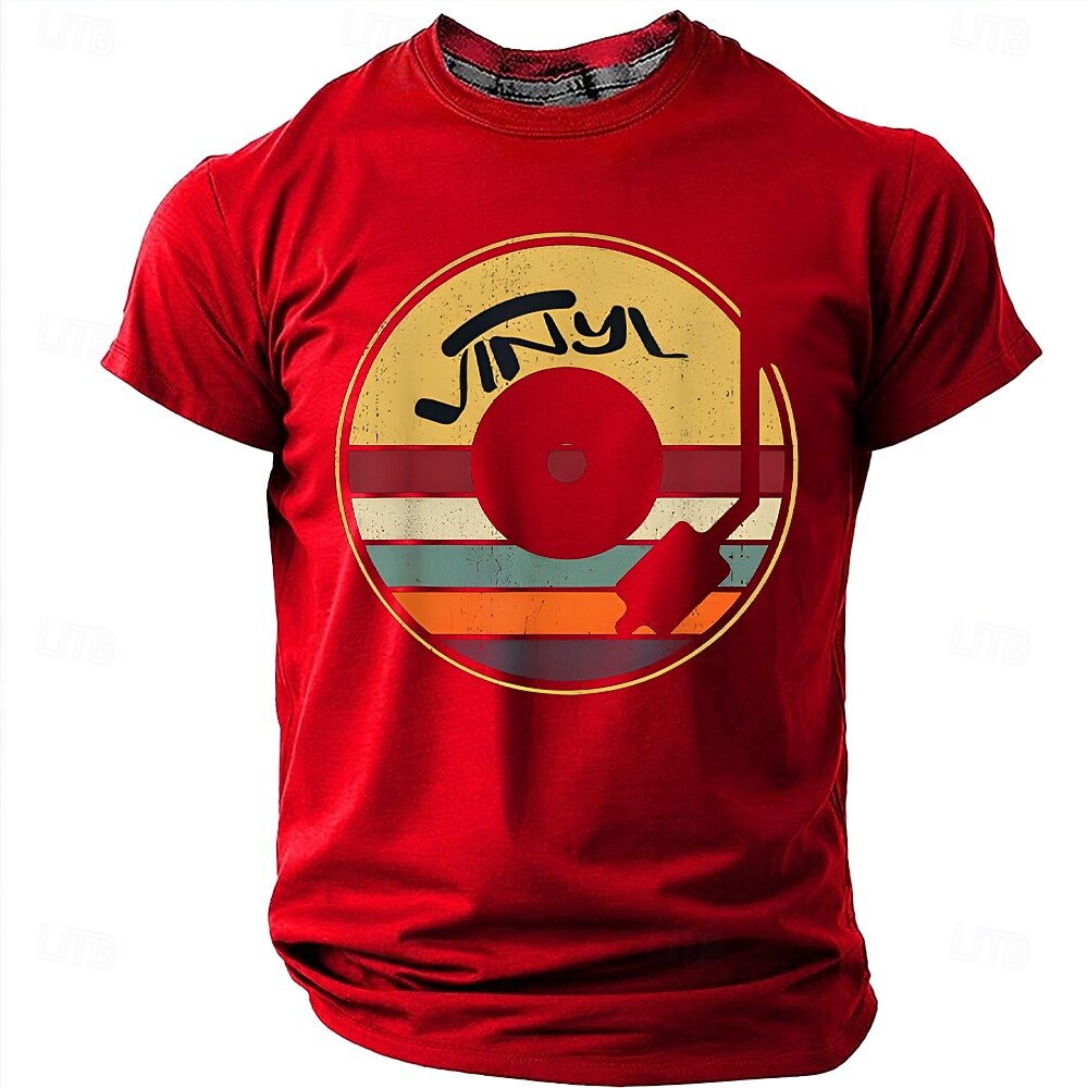 Per uomo Musica Maglietta Manica Corta maglietta Stampa 3D Girocollo Camicia Moda Quotidiano Quotidiano Streetwear Blu Nero Rosso Estate Primavera Abbigliamento S M L XL XXL XXXL del 2026 a $21.99 –P10