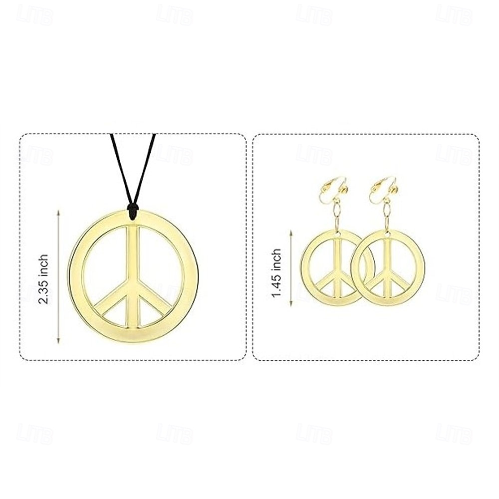 Set Retro Vintage 1970s Dress Headpiece Accessories Long Sleeves Hippie Disco Floral Paisley Fancy Dress Women's Halloween Carnival Music Festival Retro Theme Party Adults' Dress Headpiece More 2026 - $32.99 –P4
