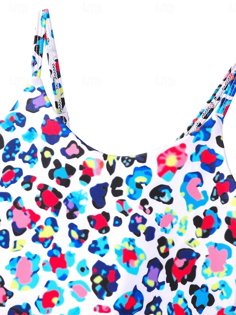 Kinder Mädchen Badeanzug Outdoor Strand Grafik Urlaub Tropisch Mode Badeanzüge Ab 4 Jahren Sommer Blau Purpur 2026 - $21.99 –P5