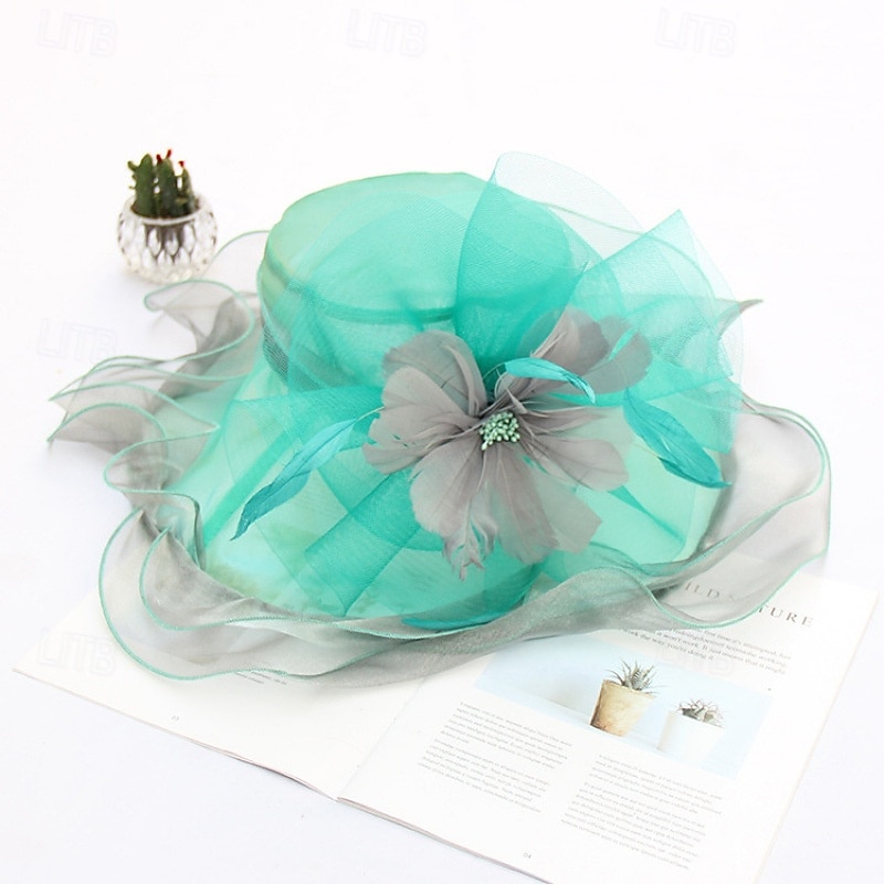 Derby Hut Kirchenhut Kentucky Derby Hut Dame Edelfrau Kostüm Damen Derby Ascot Pferderennfestival Erwachsene Hut Frühling & Sommer 2026 - $41.99 –P9